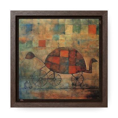 Turtle 8, Gallery Canvas Wraps, Square Frame