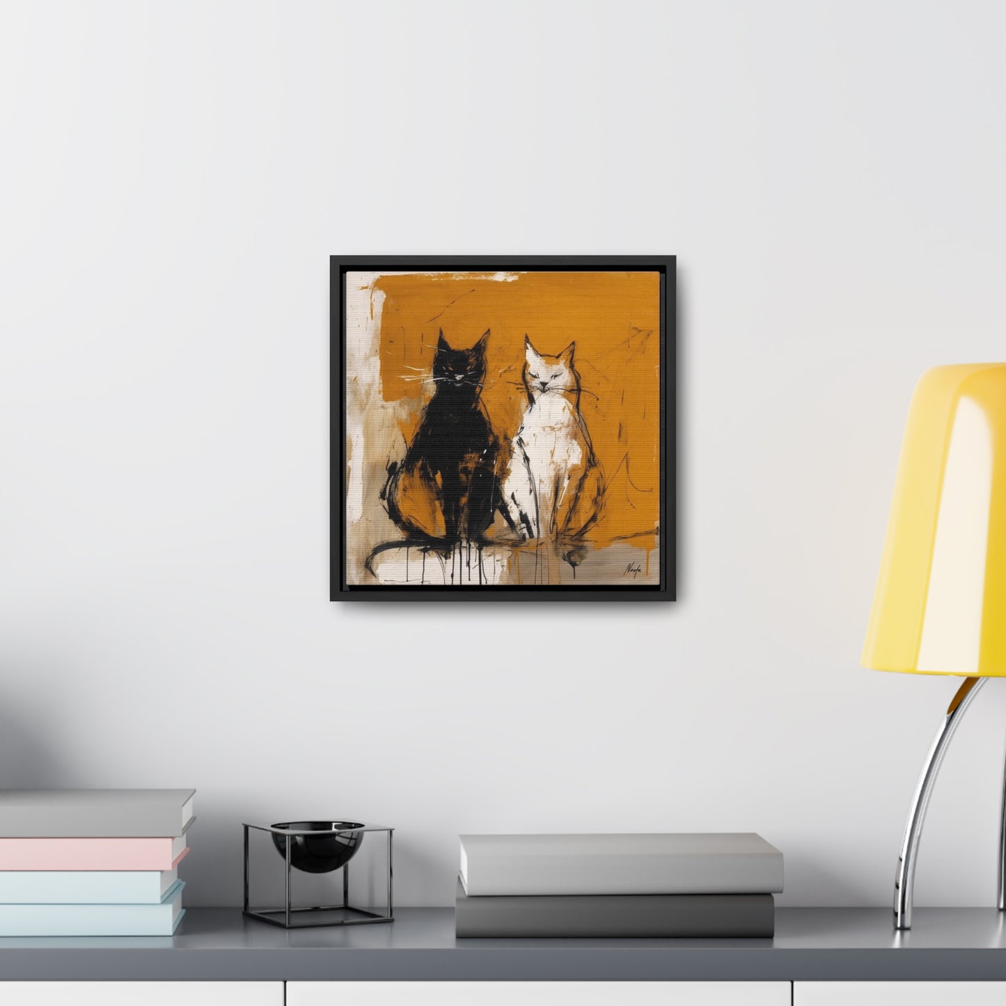 Cat 17, Gallery Canvas Wraps, Square Frame