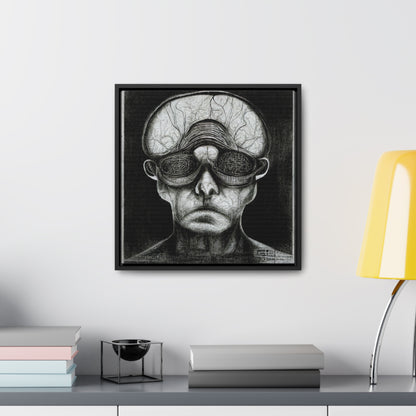 Brain 36, Valentinii, Gallery Canvas Wraps, Square Frame