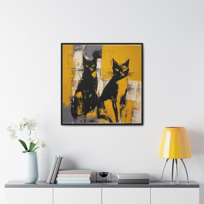 Cat 10, Gallery Canvas Wraps, Square Frame