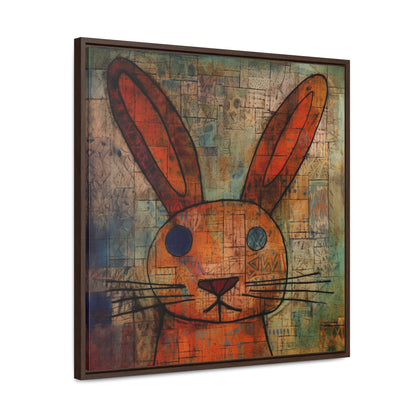 Rabbit 14, Gallery Canvas Wraps, Square Frame