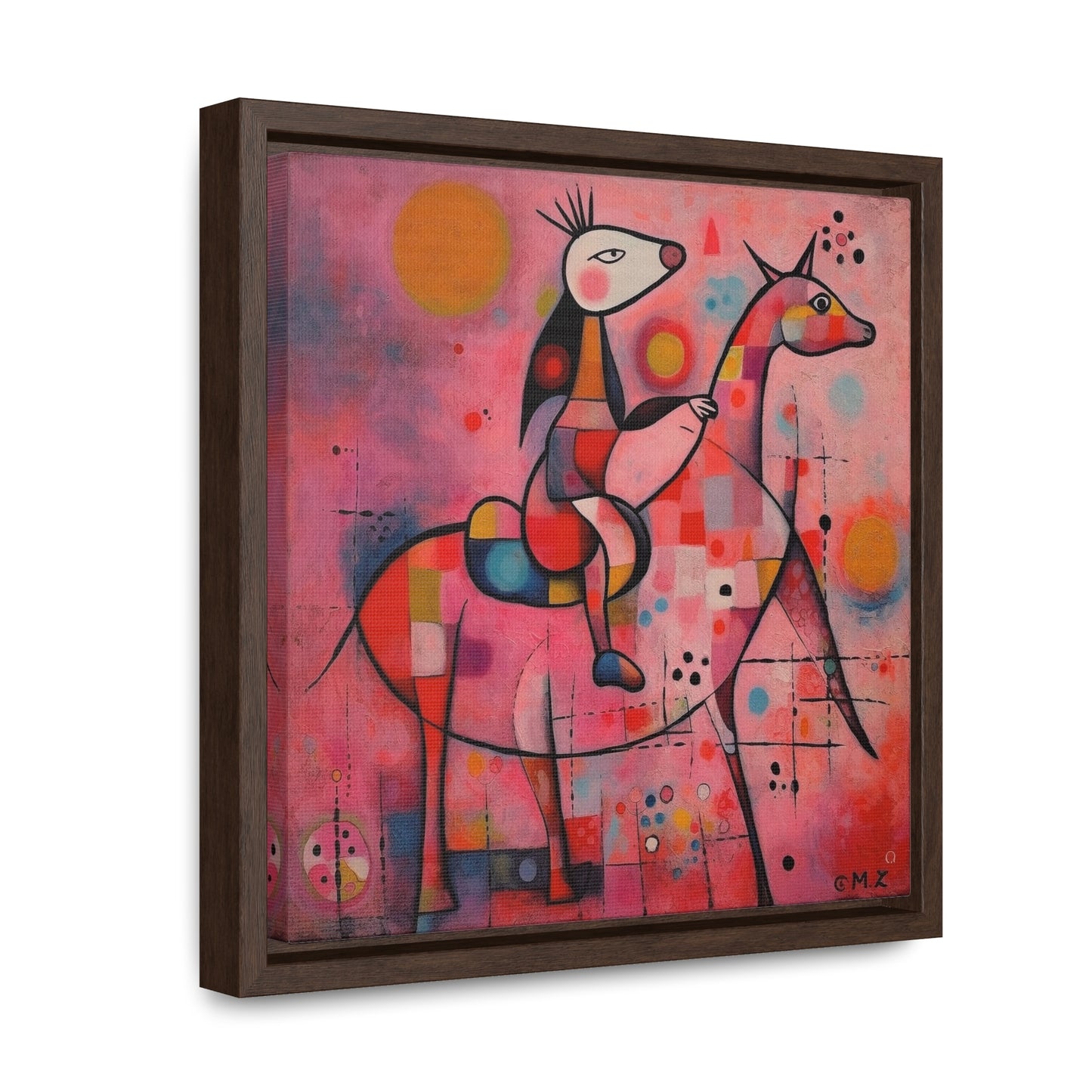 The Dreams of the Child 5, Gallery Canvas Wraps, Square Frame