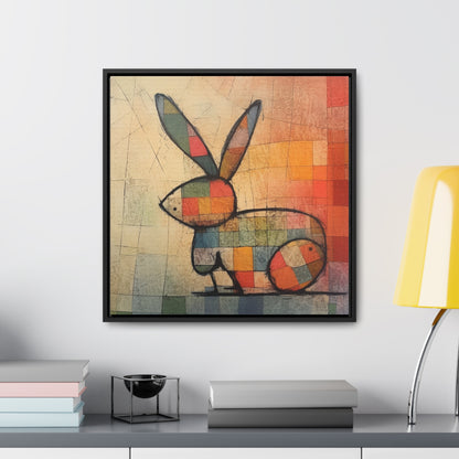 Rabbit 37, Gallery Canvas Wraps, Square Frame