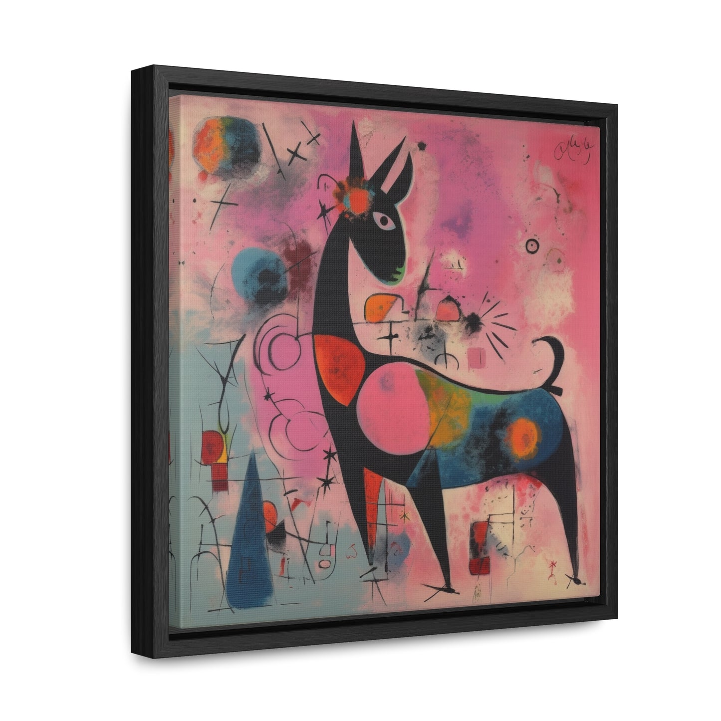 The Dreams of the Child 48, Gallery Canvas Wraps, Square Frame