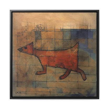 V Dog 11, Gallery Canvas Wraps, Square Frame