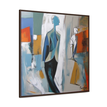 Sad Man 24, Valentinii, Gallery Canvas Wraps, Square Frame