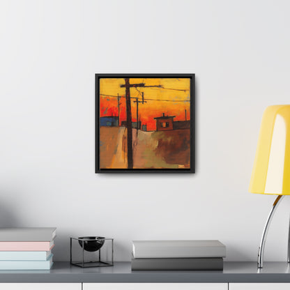 Land of the Sun 72, Valentinii, Gallery Canvas Wraps, Square Frame