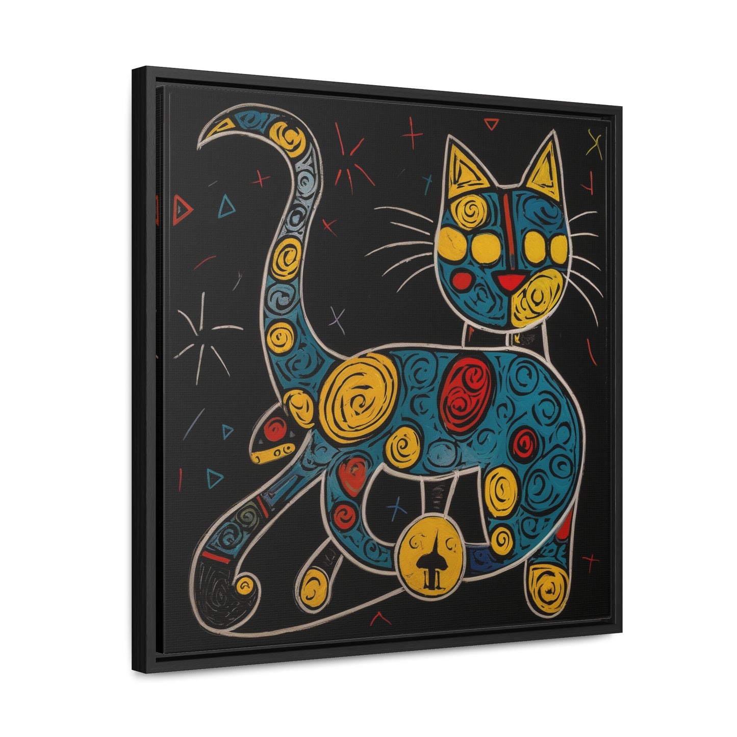 Cat 137, Gallery Canvas Wraps, Square Frame