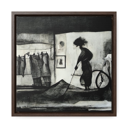 Domestic Memories 30, Valentinii, Gallery Canvas Wraps, Square Frame