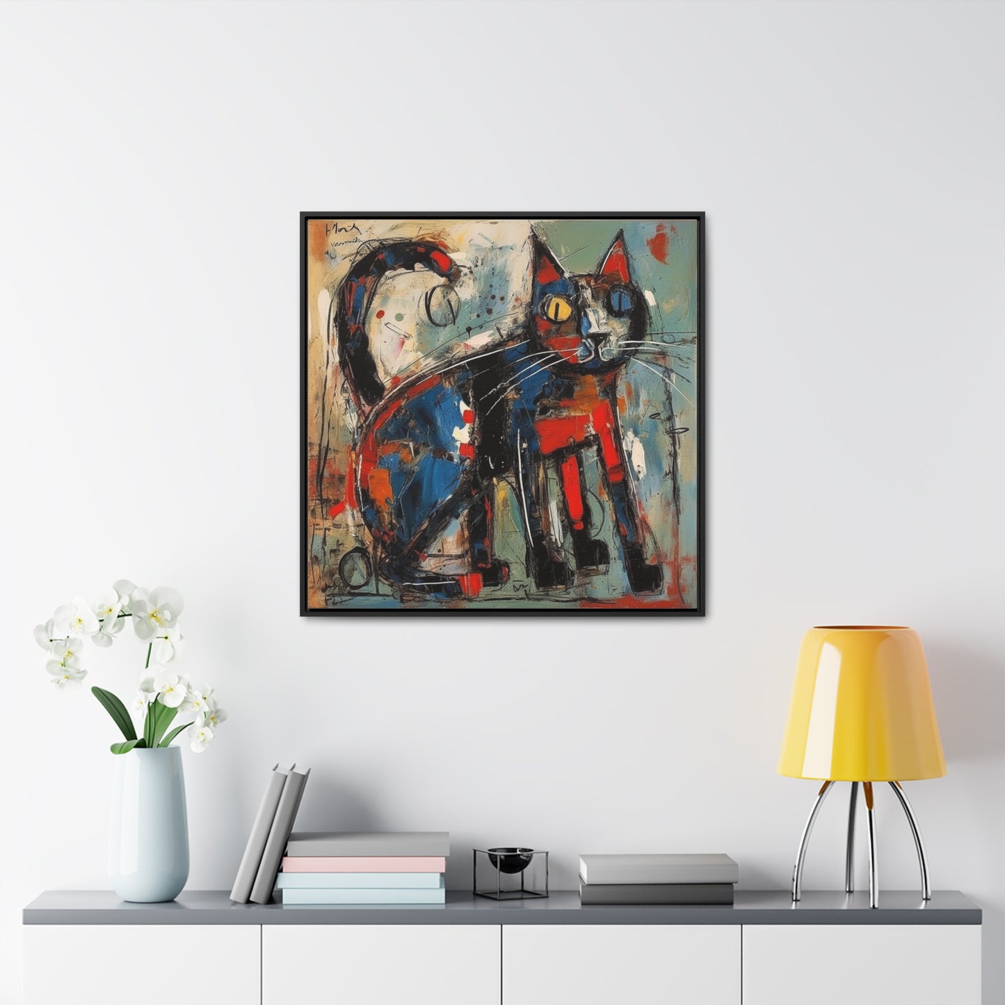 Cat 88, Gallery Canvas Wraps, Square Frame