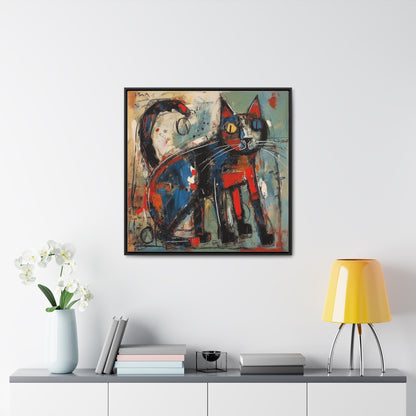 Cat 88, Gallery Canvas Wraps, Square Frame