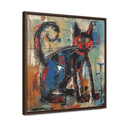 Cat 100, Gallery Canvas Wraps, Square Frame