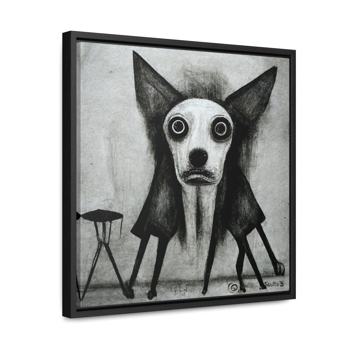 Dogs and Puppies 26, Valentinii, Gallery Canvas Wraps, Square Frame