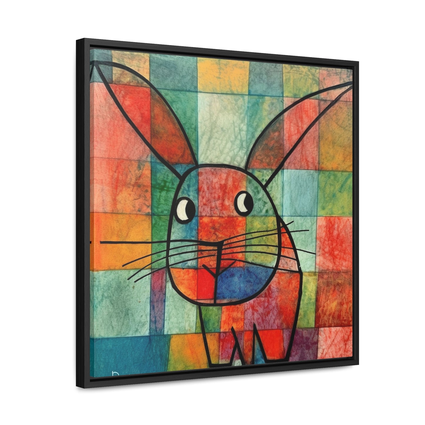 Rabbit 13, Gallery Canvas Wraps, Square Frame