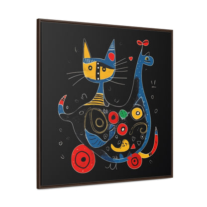 Cat 144, Gallery Canvas Wraps, Square Frame