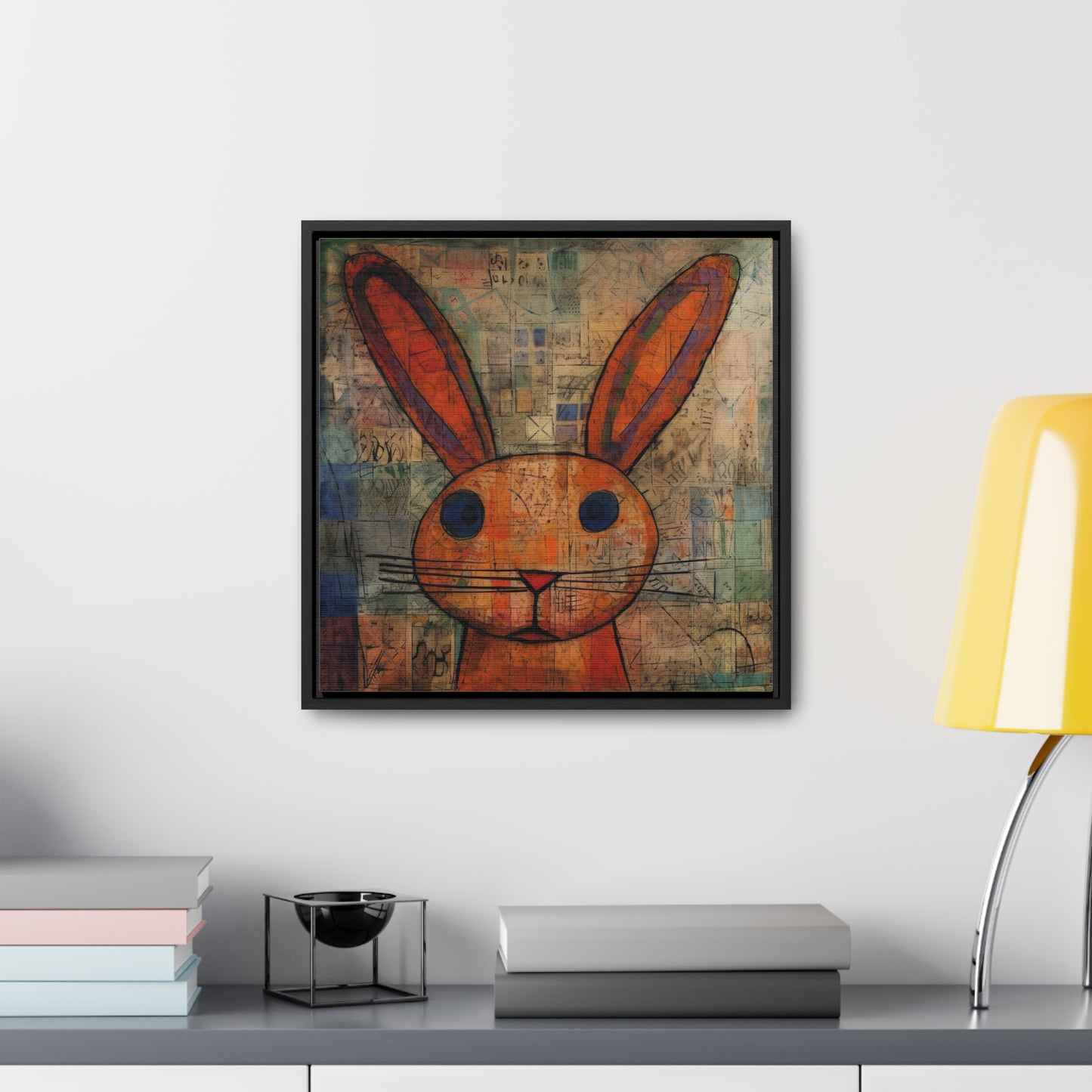 Rabbit 12, Gallery Canvas Wraps, Square Frame