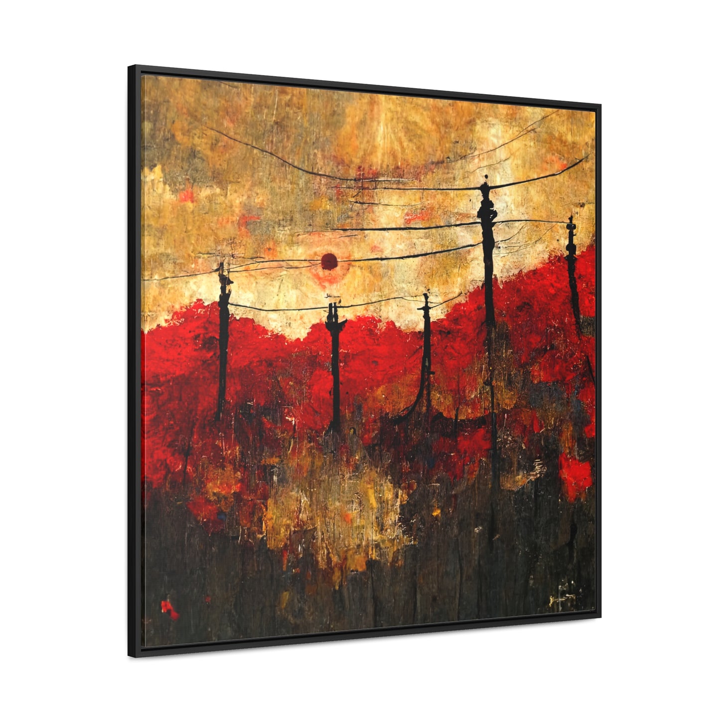 Land of the Sun 24, Valentinii, Gallery Canvas Wraps, Square Frame