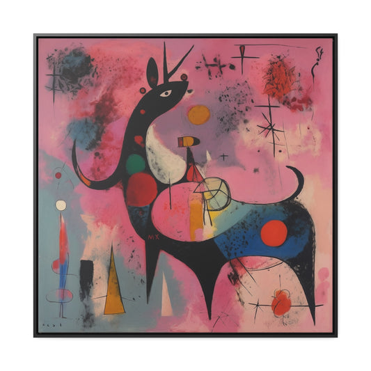 The Dreams of the Child 58, Gallery Canvas Wraps, Square Frame