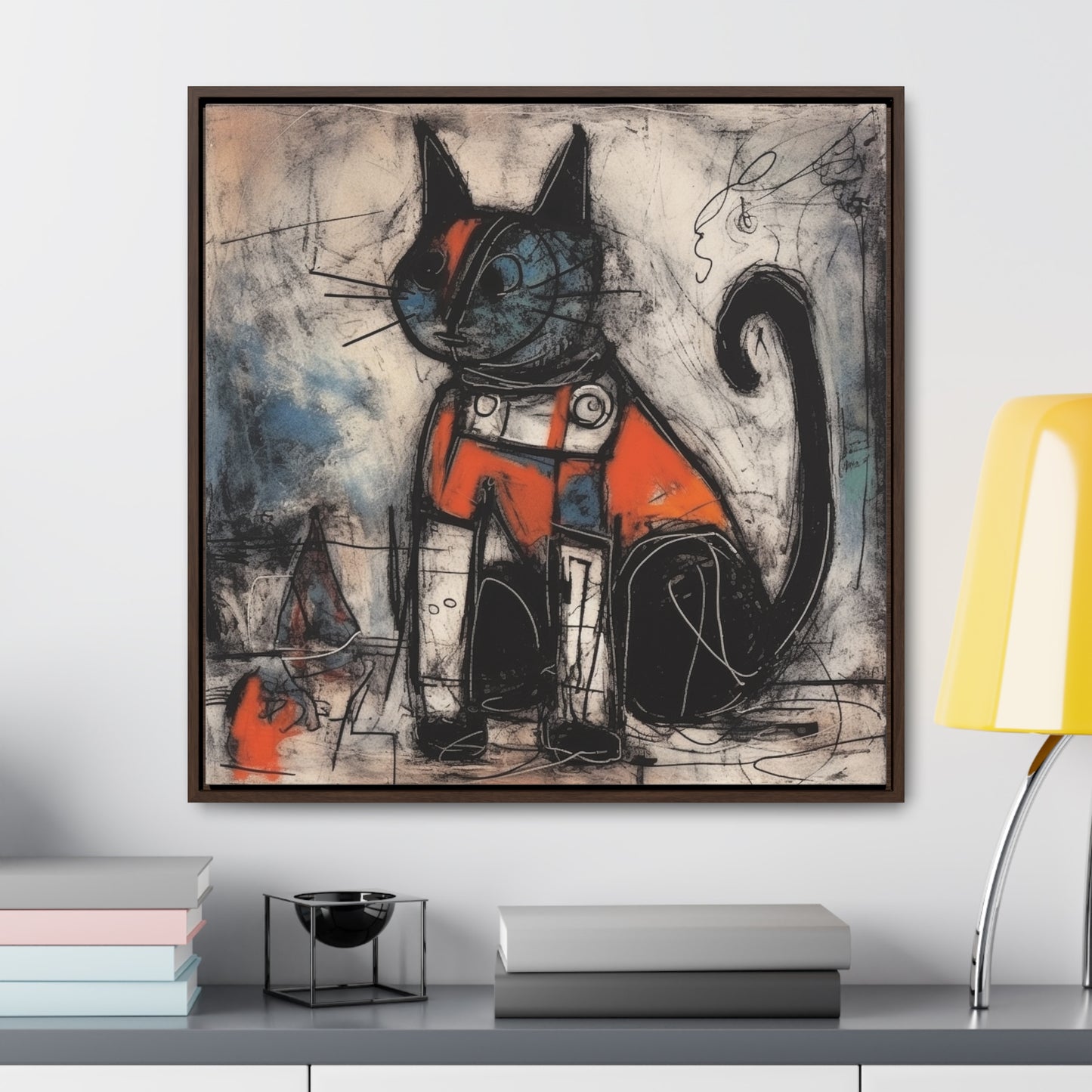 Cat 45, Gallery Canvas Wraps, Square Frame