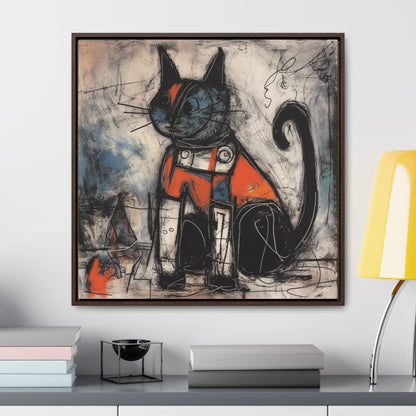 Cat 45, Gallery Canvas Wraps, Square Frame