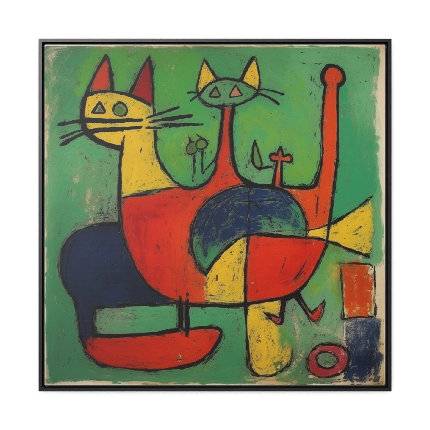 Cat 148, Gallery Canvas Wraps, Square Frame