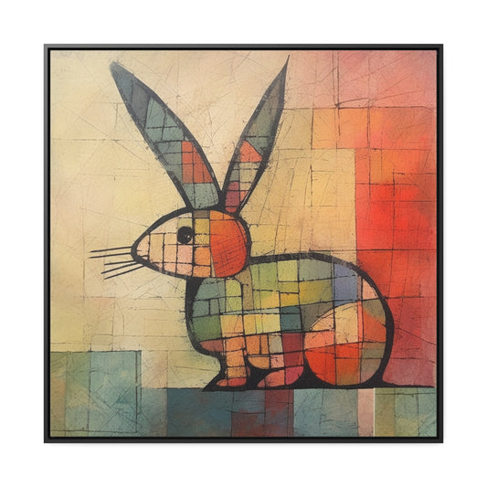 Rabbit 27, Gallery Canvas Wraps, Square Frame