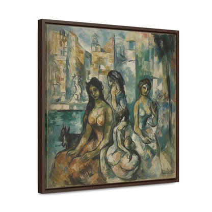 Women 8, Valentinii, Gallery Canvas Wraps, Square Frame