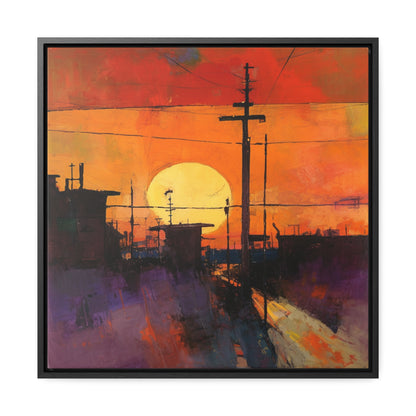 Land of the Sun 66, Valentinii, Gallery Canvas Wraps, Square Frame