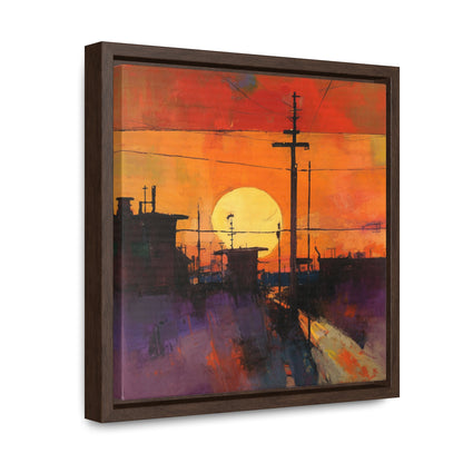 Land of the Sun 66, Valentinii, Gallery Canvas Wraps, Square Frame