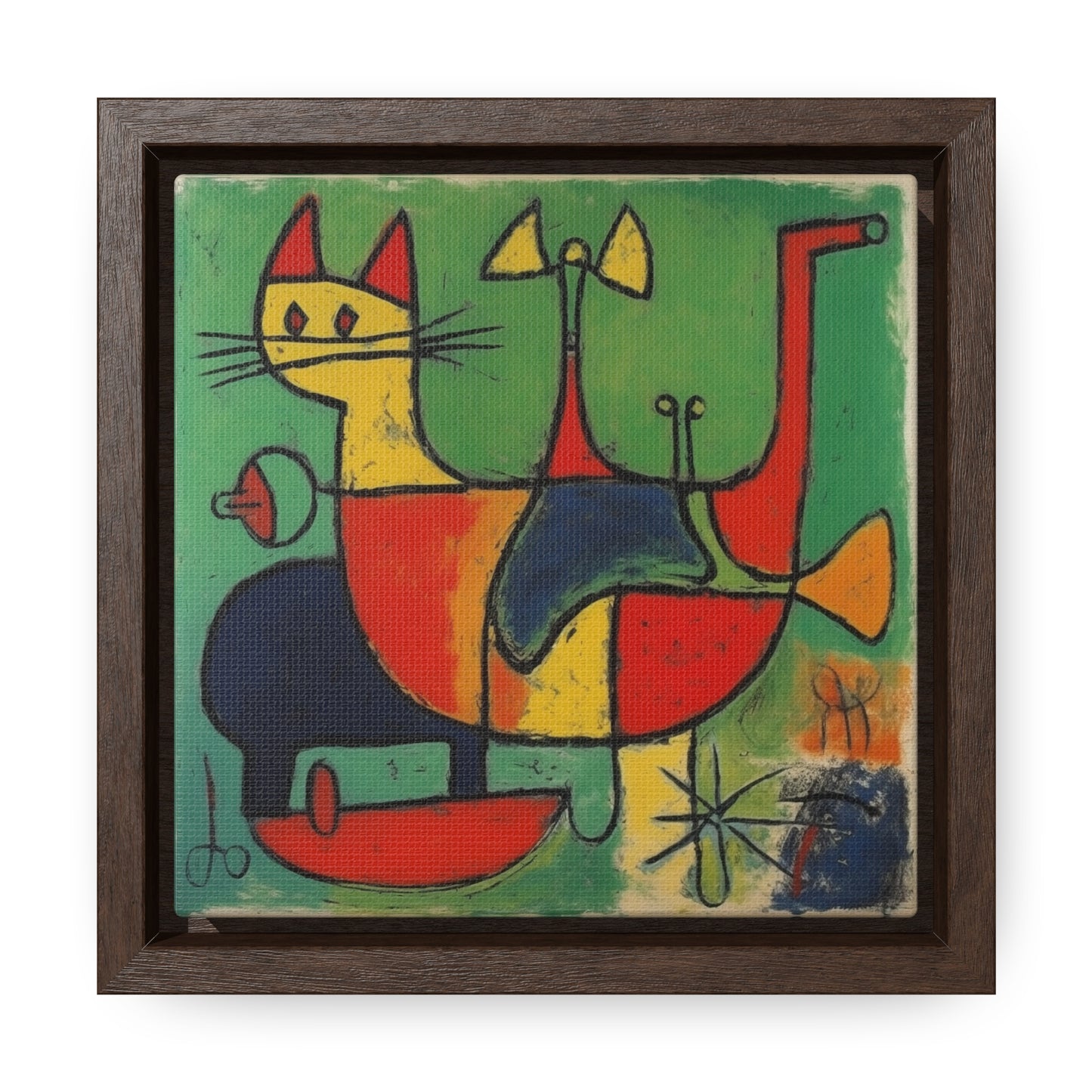 Cat 135, Gallery Canvas Wraps, Square Frame