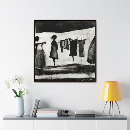 Domestic Memories 14, Valentinii, Gallery Canvas Wraps, Square Frame