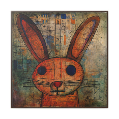 Rabbit, Gallery Canvas Wraps, Square Frame