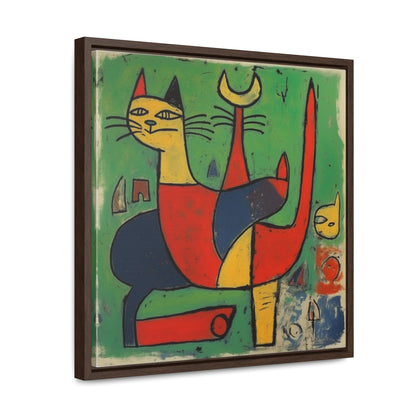 Cat 136, Gallery Canvas Wraps, Square Frame