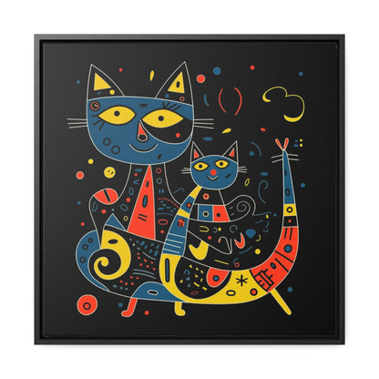 Cat 138, Gallery Canvas Wraps, Square Frame