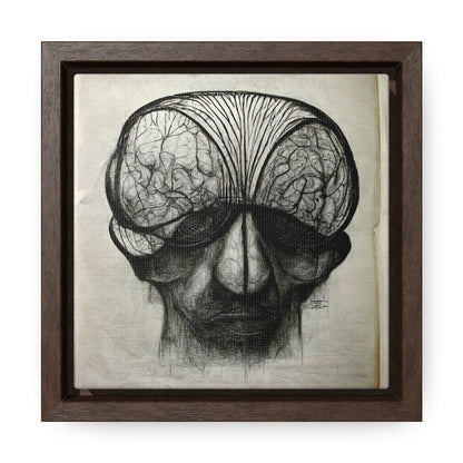 Brain 54, Valentinii, Gallery Canvas Wraps, Square Frame