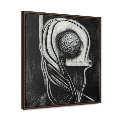 Brain 23, Valentinii, Gallery Canvas Wraps, Square Frame