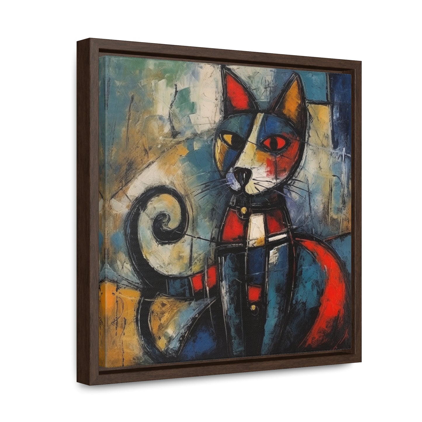 Cat 68, Gallery Canvas Wraps, Square Frame