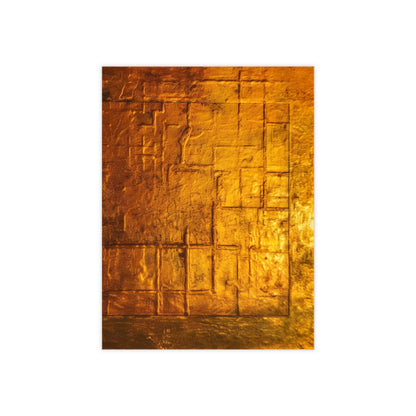 Gold 5, Ceramic Photo Tile