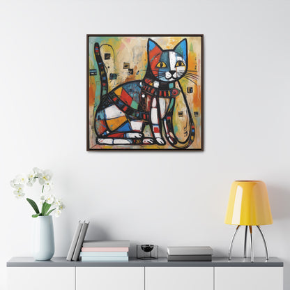 Cat 94, Gallery Canvas Wraps, Square Frame