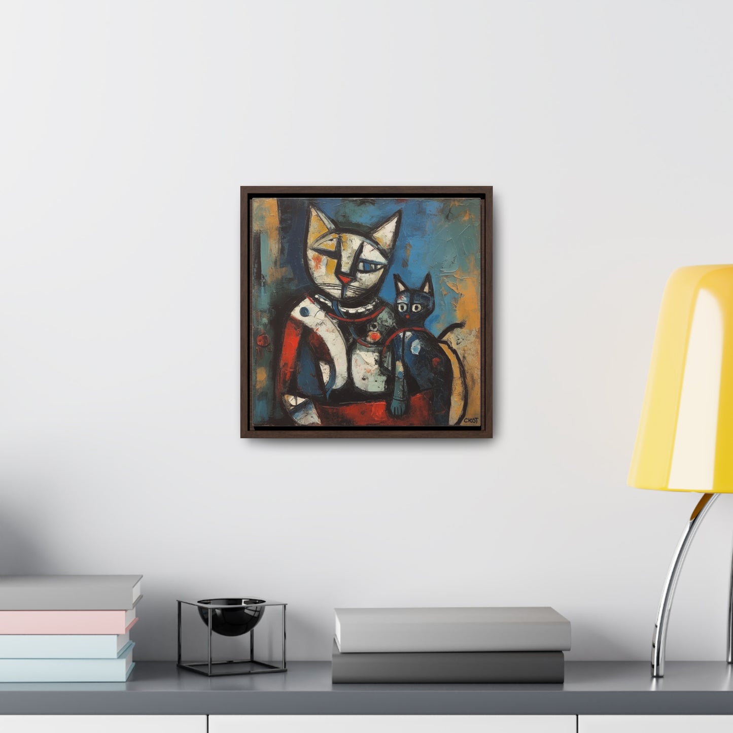 Cat 83, Gallery Canvas Wraps, Square Frame