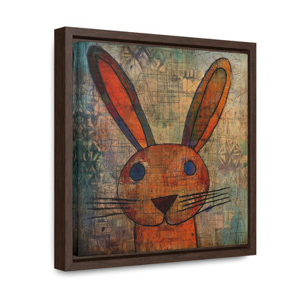 Rabbit 9, Gallery Canvas Wraps, Square Frame