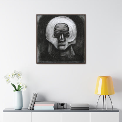 Brain 43, Valentinii, Gallery Canvas Wraps, Square Frame