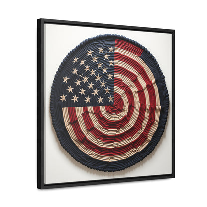 Flag 16, Gallery Canvas Wraps, Square Frame