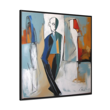 Sad Man 22, Valentinii, Gallery Canvas Wraps, Square Frame