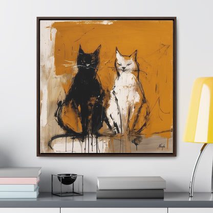 Cat 17, Gallery Canvas Wraps, Square Frame