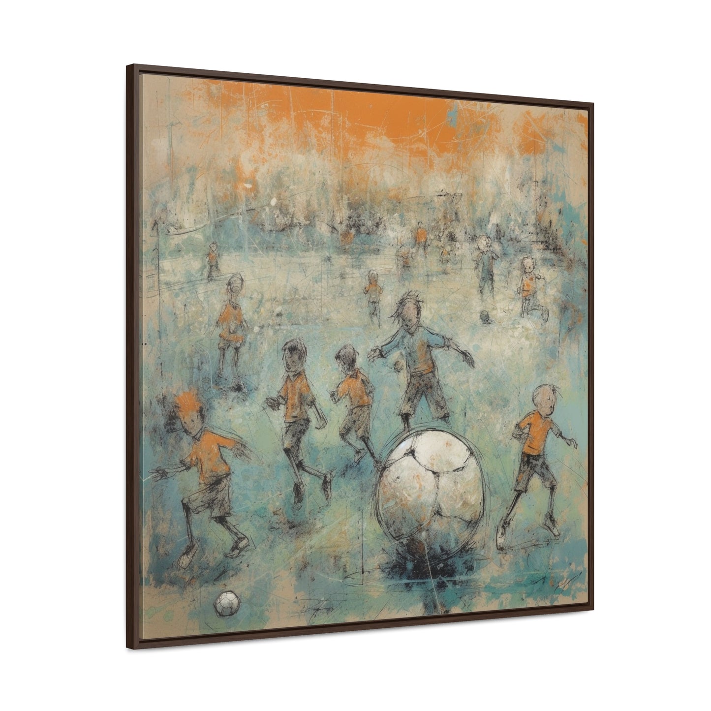 Childhood 21, Gallery Canvas Wraps, Square Frame