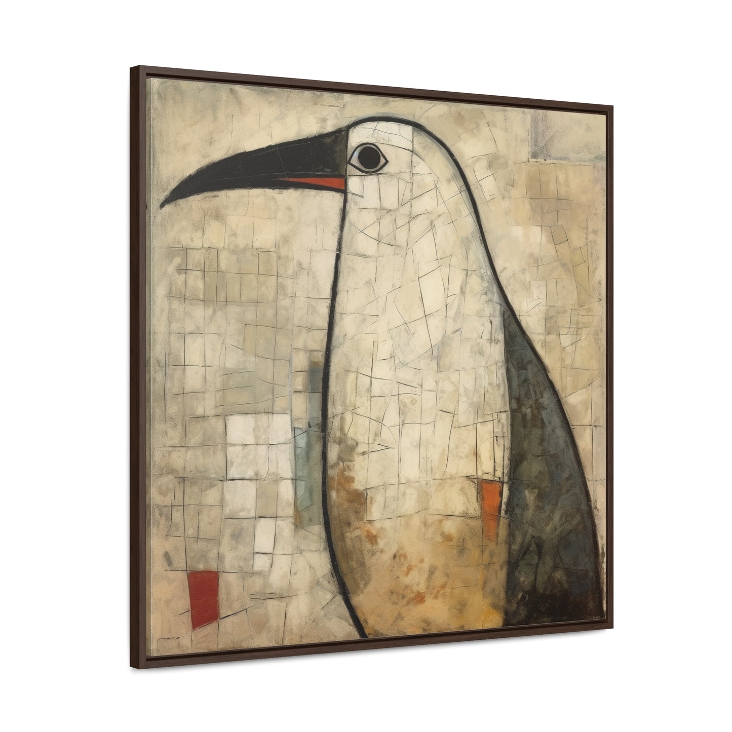 Bird 19, Gallery Canvas Wraps, Square Frame
