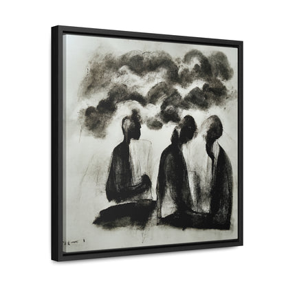 Palaeolithic Prayer 12, Valentinii, Gallery Canvas Wraps, Square Frame