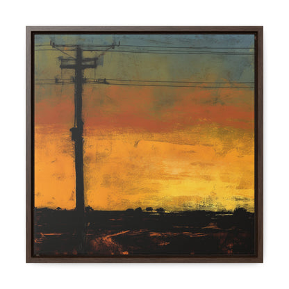 Land of the Sun 84, Valentinii, Gallery Canvas Wraps, Square Frame