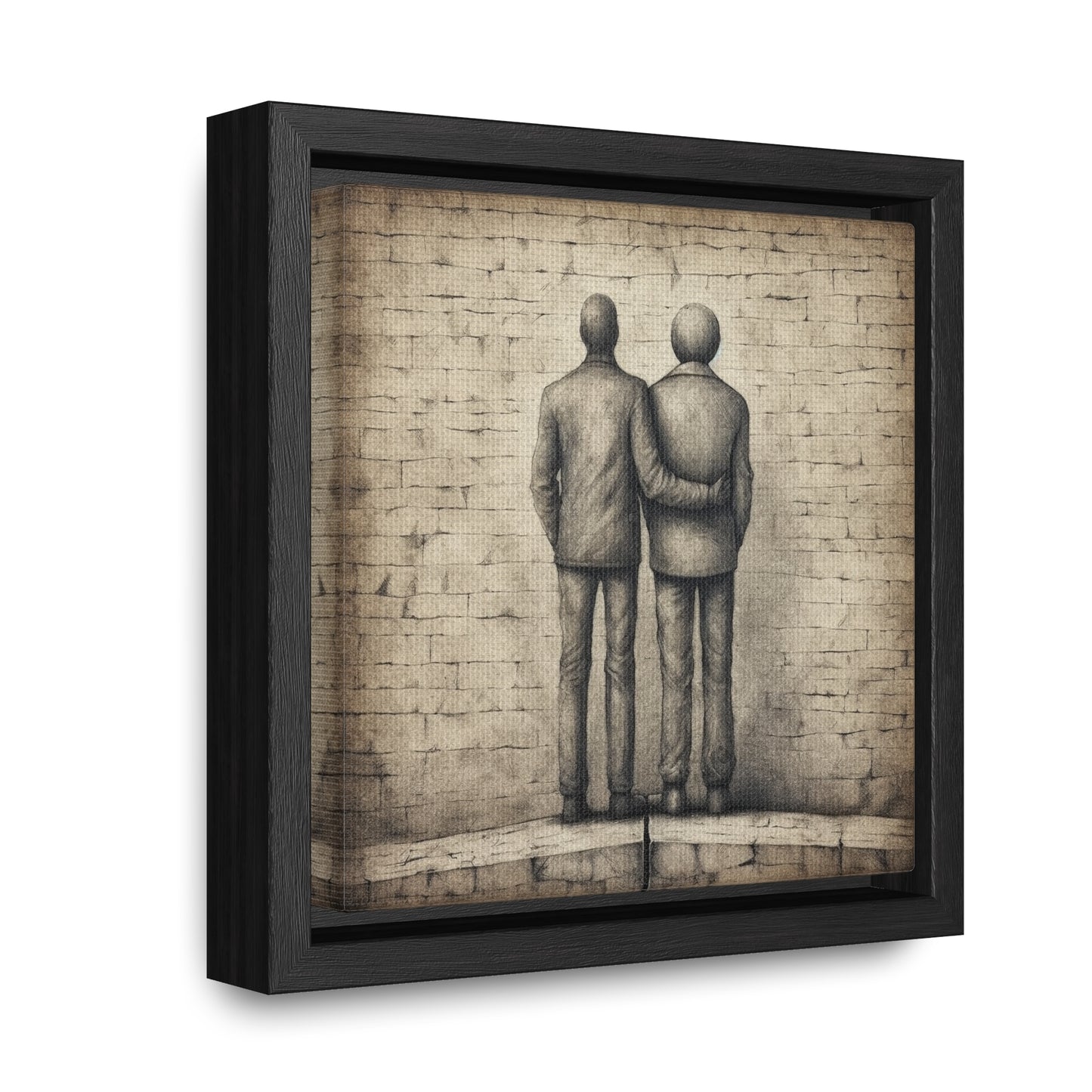 The Courage of Vulnerability 8, Valentinii, Gallery Canvas Wraps, Square Frame